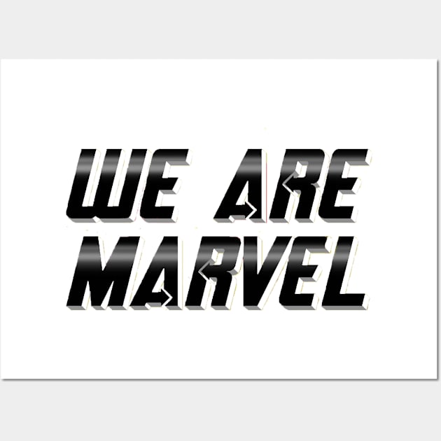 We Are Marvel Pod Stacked Wall Art by We Are Marvel Pod